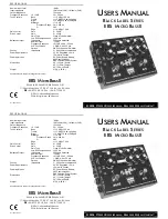 EBS MICROBASSII User Manual preview