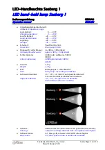 Preview for 3 page of EBS Seeberg 1 Operation Manual