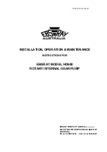 Preview for 1 page of Ebsray HD600 Installation, Operation & Maintenance Instructions Manual