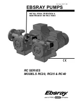 Предварительный просмотр 1 страницы Ebsray RC SERIES Installation, Operation & Maintenance Instructions Manual