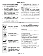 Предварительный просмотр 4 страницы Ebsray RV18 Installation, Operation And Maintenance Instructions