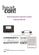 EbV heatcon! EM 101 Short Instructions preview