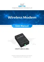 Ebyte 400SL22-GPRS User Manual предпросмотр