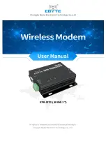 Ebyte 400SL37 User Manual preview