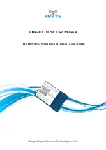 Ebyte E104-BT12LSP User Manual предпросмотр