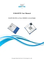 Ebyte E104-BT52 User Manual предпросмотр