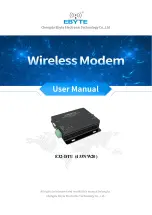 Предварительный просмотр 1 страницы Ebyte E32-DTU User Manual