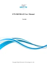 Предварительный просмотр 1 страницы Ebyte E78-900TBL-02 User Manual