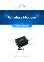 Preview for 1 page of Ebyte E870-W1 User Manual