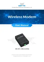 Предварительный просмотр 1 страницы Ebyte E90-DTU 230SL22-GPRS User Manual