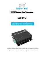 Ebyte E90-DTU User Instruction Manual preview