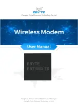 Preview for 1 page of Ebyte EBT3002 T6 User Manual