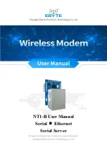 Предварительный просмотр 1 страницы Ebyte NT1-B User Manual