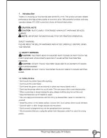 Preview for 3 page of EC Line EC-3150D User Manual