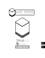 Предварительный просмотр 1 страницы EC LIVING TANA L-1 Quick Start Manual