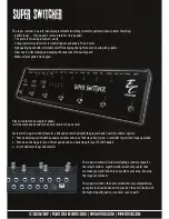 Предварительный просмотр 2 страницы EC Pedals Superswitcher User Manual