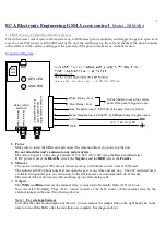 Предварительный просмотр 2 страницы ECA GSM-18V4.1 User Manual