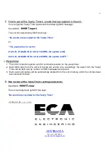 Предварительный просмотр 11 страницы ECA GSM-18V4.1 User Manual