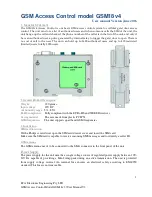 ECA GSM18v4 User Manual preview