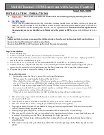 Preview for 1 page of ECA MCI-3000V1 Quick Start Manual