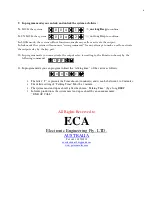 Предварительный просмотр 6 страницы ECA MCI-3000V1 Quick Start Manual