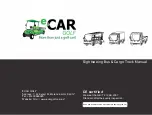 ECAR GOLF Sightseeing Bus Manual preview