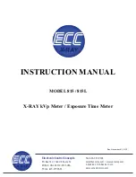 Предварительный просмотр 1 страницы ECC X-RAY 815 Instruction Manual