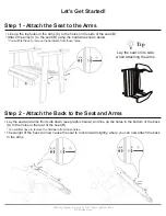 Предварительный просмотр 3 страницы ECCB OUTDOOR Adirondack Assembly Instructions