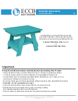 ECCB OUTDOOR Coastal Assembly Instructions preview