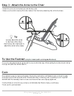 Предварительный просмотр 4 страницы ECCB OUTDOOR Outer Banks Adirondack Instructions