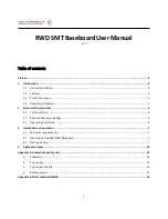 Eccel Technology RWD SMT User Manual preview