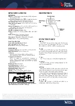 Предварительный просмотр 2 страницы Ecco Pacific 111 Operating Instructions