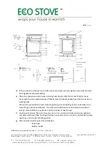 Preview for 23 page of ECCO STOVE E580 Installation Instructions Manual