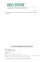 Preview for 26 page of ECCO STOVE E580 Installation Instructions Manual