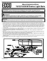 Ecco 10 Series Mounting Instructions предпросмотр
