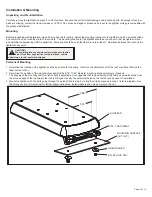 Preview for 2 page of Ecco 12+ Pro Vantage Series Assembly, Installation And Operation Instructions
