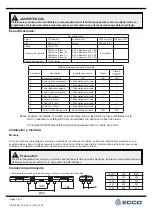 Preview for 14 page of Ecco 13 Series Installation And Operation Instructions Manual