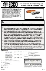 Preview for 5 page of Ecco 5580 Series Assembly, Installation And Operation Instructions