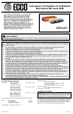 Preview for 9 page of Ecco 5580 Series Assembly, Installation And Operation Instructions