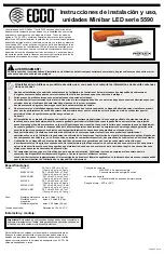 Preview for 5 page of Ecco 5590A Installation And Operation Instructions Manual