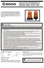 Preview for 6 page of Ecco 6260 Series Installation And Operation Instructions Manual