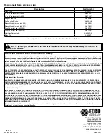 Предварительный просмотр 3 страницы Ecco 6500 Series Installation And Operation Instructions