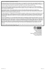 Предварительный просмотр 8 страницы Ecco 7950 Installation And Operation Instruction Manual