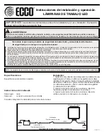 Preview for 3 page of Ecco E92008 Installation And Operation Instructions Manual