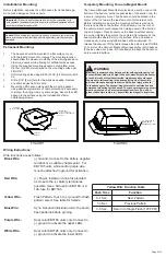 Preview for 2 page of Ecco EB7180 Series Installation And Operation Instructions Manual