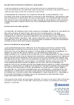 Preview for 9 page of Ecco EB7181 Series Installation And Operation Instructions Manual