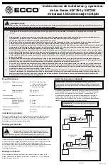 Preview for 9 page of Ecco EB7260 Series Installation And Operation Instructions Manual