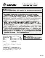 Preview for 9 page of Ecco EB7800 Series Installation Instructions Manual