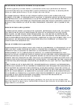 Preview for 18 page of Ecco EC2028-WC Installation Instructions Manual