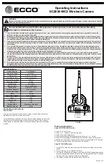 Preview for 1 page of Ecco EC2030-WC2 Operating Instructions Manual